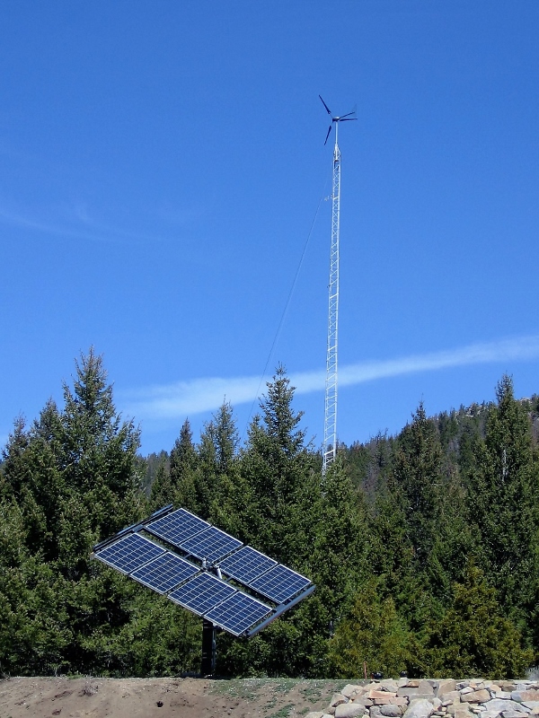 Sage Mountain Center solar panel